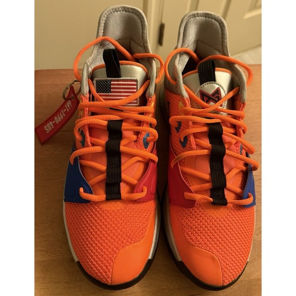 Nike PG 3 Nasa Armstrong Building 703 2019 Size 10.5 Paul George Authentic‎ EUC main image 13